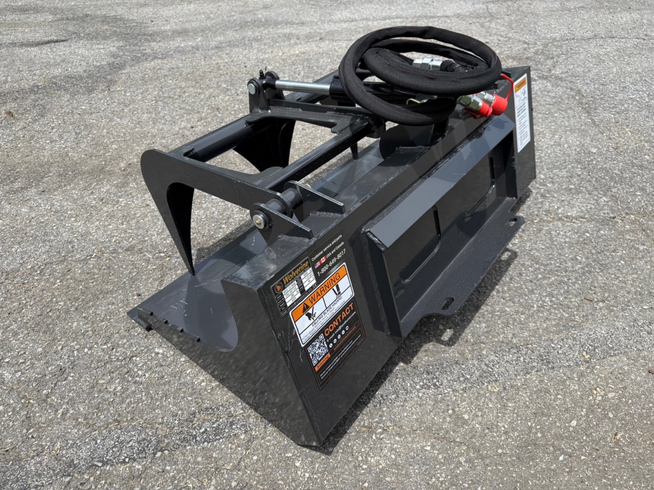 New 44" Wolverine Mini Skid Steer Grapple Bucket