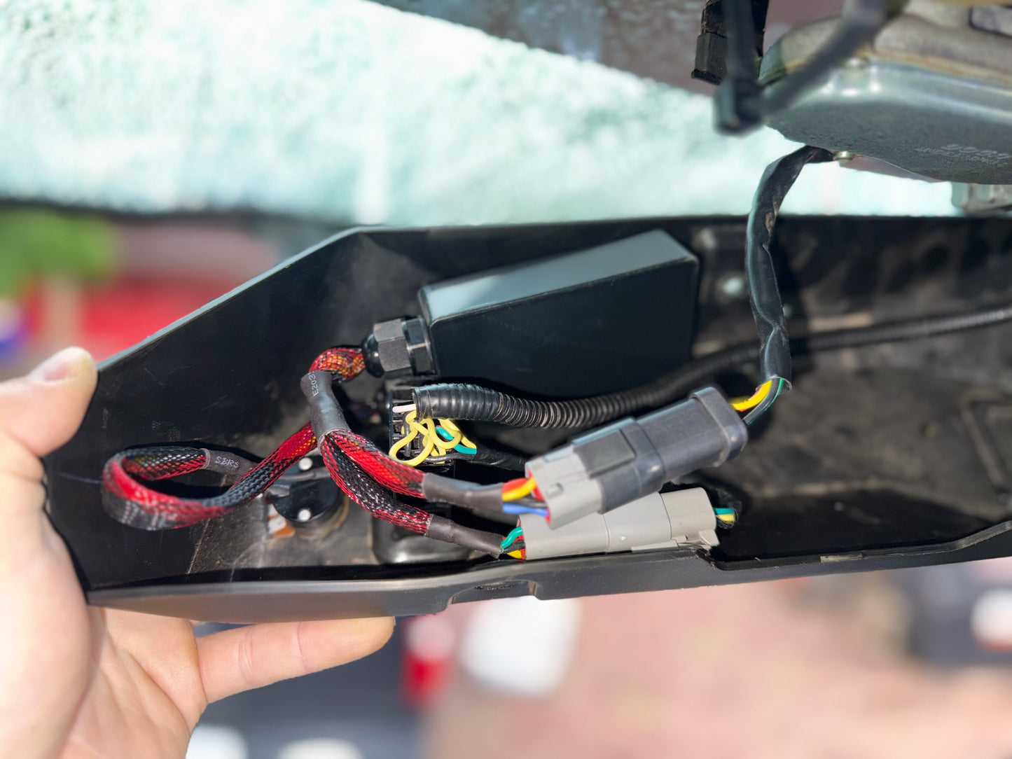 Plug & Play Intermittent Wiper Delay Kit for Can-Am Defender (2016-Present) | 3-30 Sec Adjustable Delay Knob | Easy Install & Durable Design