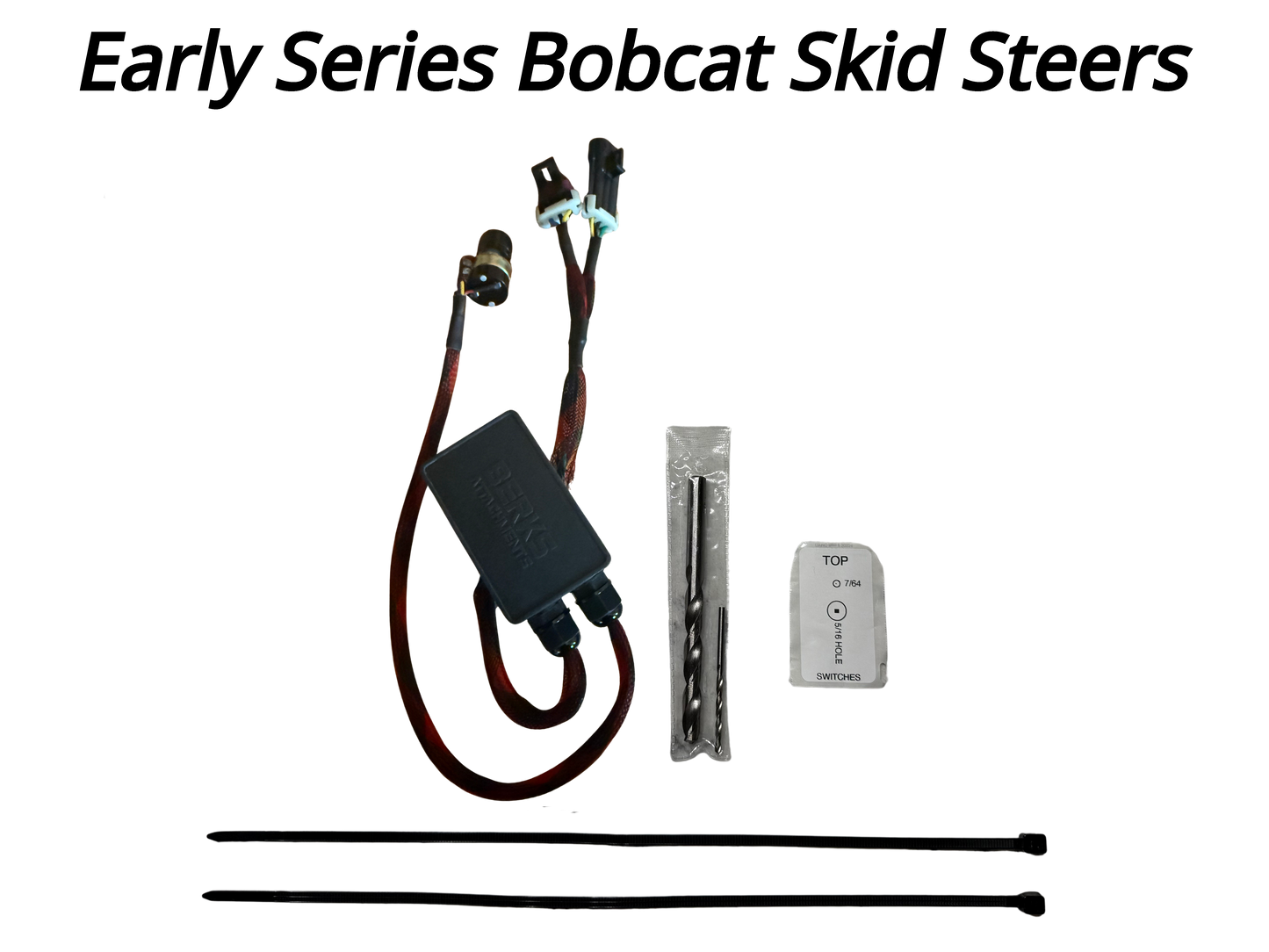 Plug & Play Intermittent Wiper Delay Kit for Early Series Bobcat Skid Steers | 3-30 Sec Adjustable Delay Knob | Easy Install & Durable Design