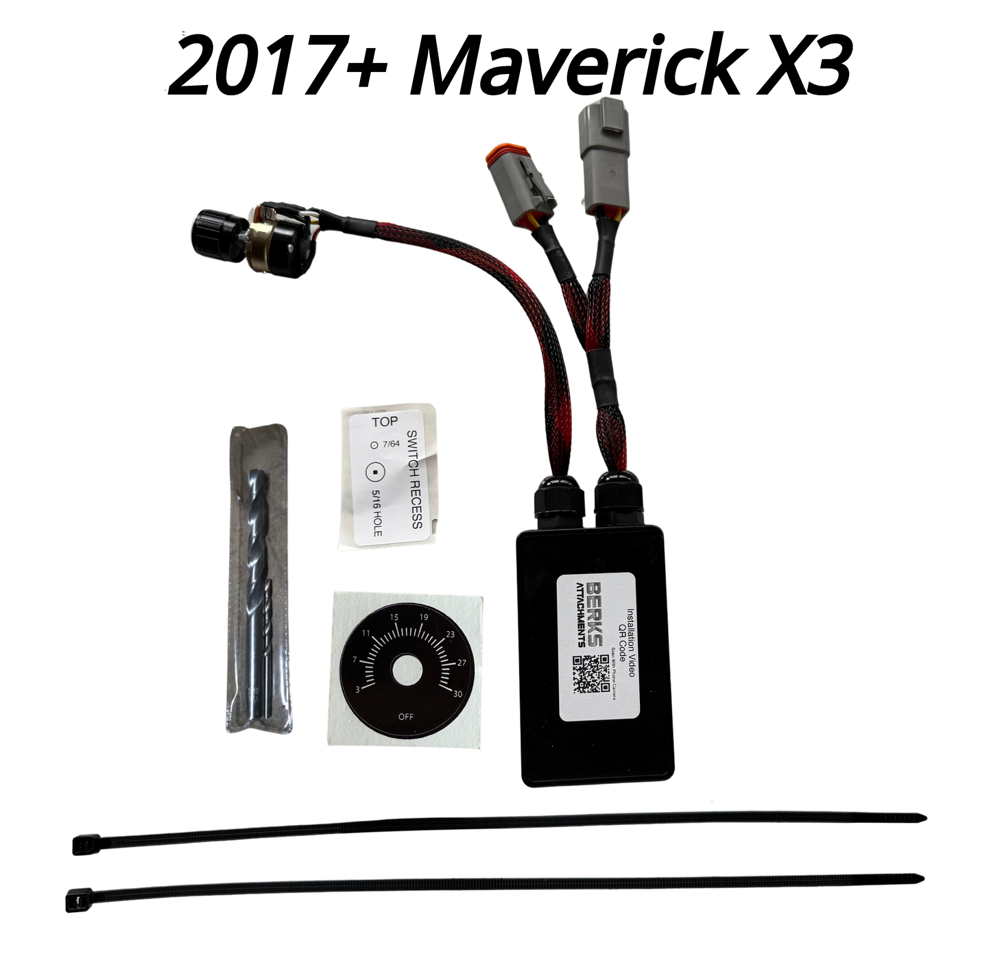 Plug & Play Intermittent Wiper Delay Kit for 2017+ Can-Am Maverick X3 | 3-30 Sec Adjustable Delay Knob | Easy Install & Durable Design