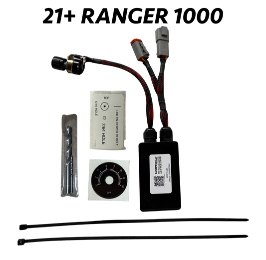 Plug & Play Intermittent Wiper Delay Kit for 21+ Polaris Ranger 1000 | 3-30 Sec Adjustable Delay Knob | Easy Install & Durable Design