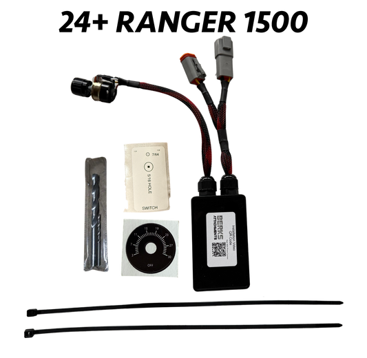 Plug & Play Intermittent Wiper Delay Kit for 24+ Polaris XD 1500 | 3-30 Sec Adjustable Delay Knob | Easy Install & Durable Design