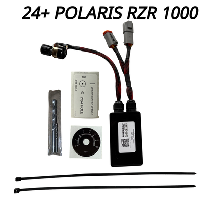 Plug & Play Intermittent Wiper Delay Kit for 24+ Polaris RZR 1000 | 3-30 Sec Adjustable Delay Knob | Easy Install & Durable Design