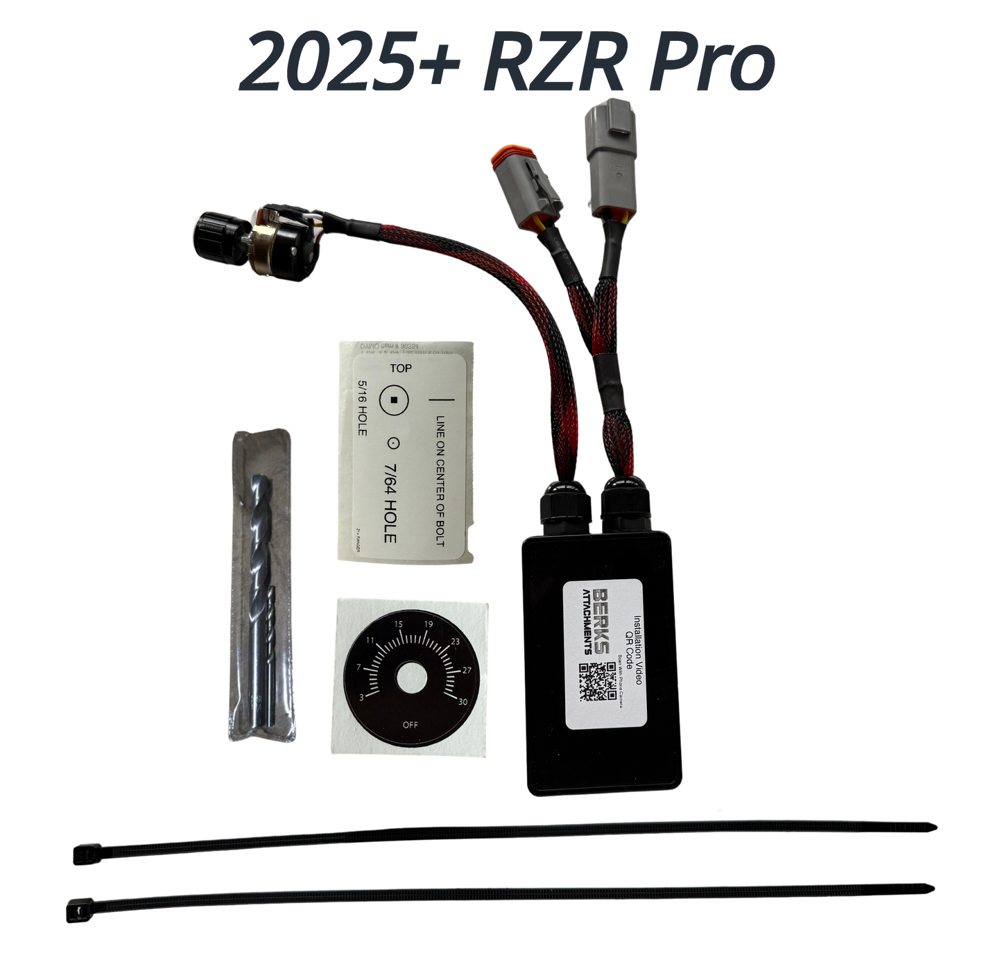 Plug & Play Intermittent Wiper Delay Kit for 25+ Polaris RZR Pro | 3-30 Sec Adjustable Delay Knob | Easy Install & Durable Design