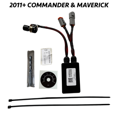 Plug & Play Intermittent Wiper Delay Kit for 2011+ Can-Am Commander & Maverick Sport | 3-30 Sec Adjustable Delay Knob | Easy Install & Durable Design