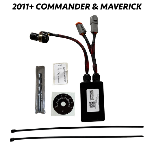 Plug & Play Intermittent Wiper Delay Kit for 2011+ Can-Am Commander & Maverick Sport | 3-30 Sec Adjustable Delay Knob | Easy Install & Durable Design