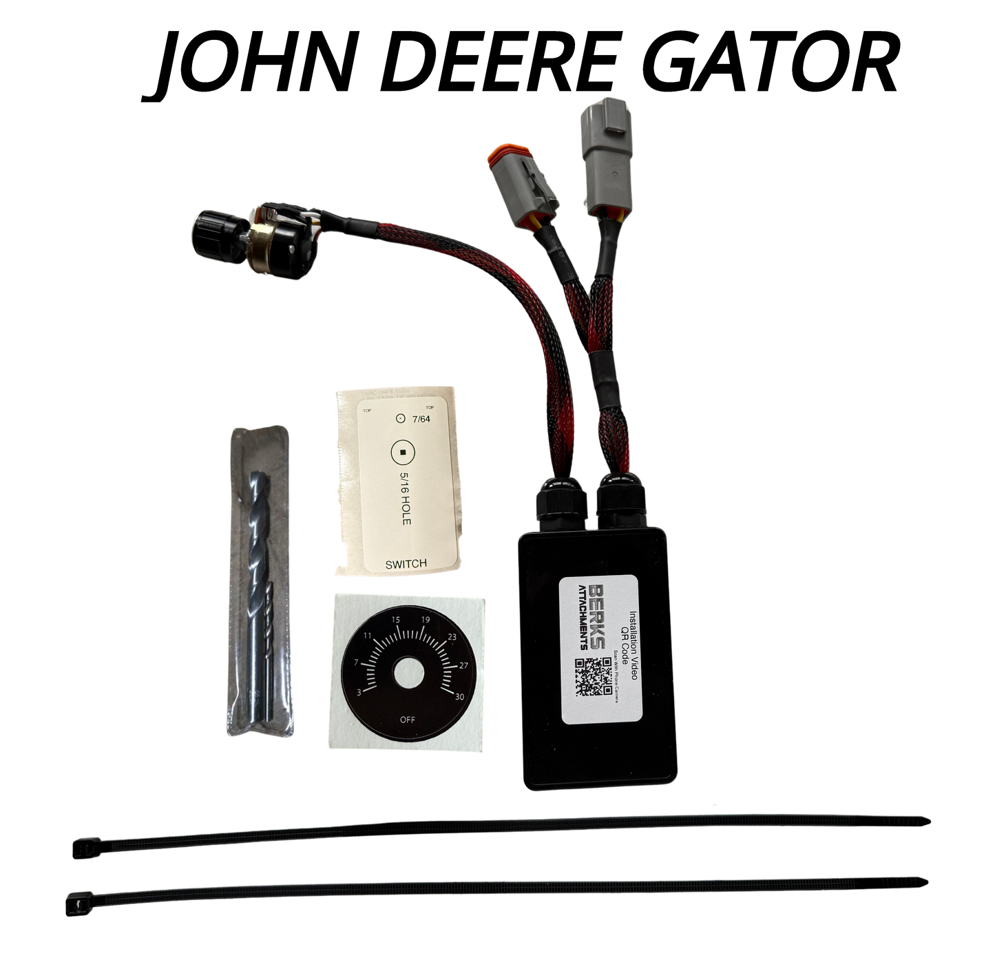 Plug & Play Intermittent Wiper Delay Kit for John Deere Gator | 3-30 Sec Adjustable Delay Knob | Easy Install & Durable Design