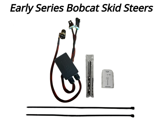 Plug & Play Intermittent Wiper Delay Kit for Early Series Bobcat Skid Steers | 3-30 Sec Adjustable Delay Knob | Easy Install & Durable Design