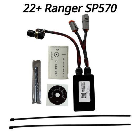 Plug & Play Intermittent Wiper Delay Kit for 22+ Polaris Ranger SP570 | 3-30 Sec Adjustable Delay Knob | Easy Install & Durable Design