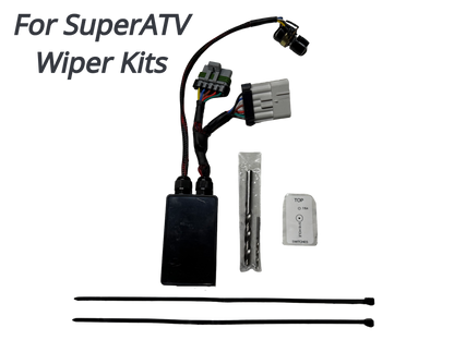Plug & Play Intermittent Wiper Delay Kit for SuperATV Wiper Kits | 3-30 Sec Adjustable Delay Knob | Easy Install & Durable Design