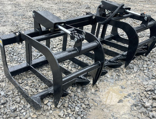 Heavy Duty USA Made 72" Skid Steer Root/Brush/Log Grapple Skid Steer/Tractor