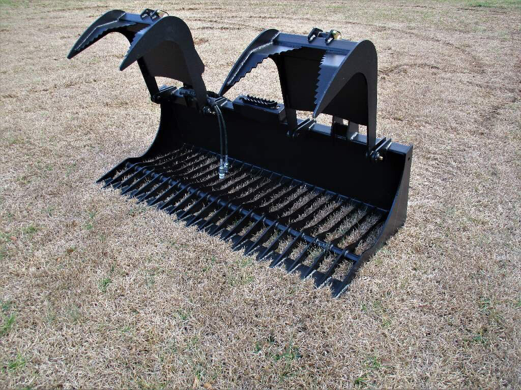 2024 New HD BA3 Skid Steer Rock / Root / Demolition Grapple