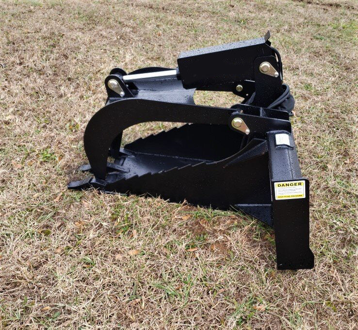 2024 New Skid Steer Stump / Trench Style Grapple HD