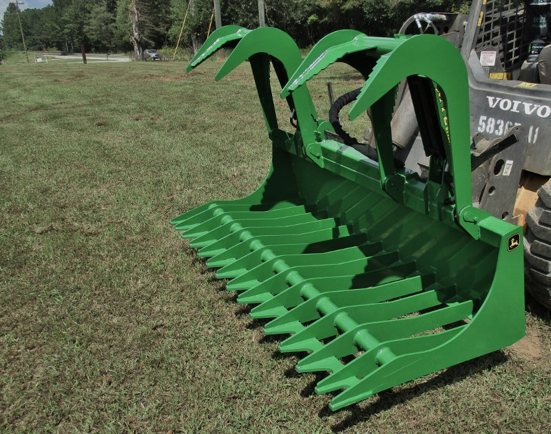 2024 New HD BA5 John Deere Rock/Root Grapple Bucket Twin Cylinder Attachment