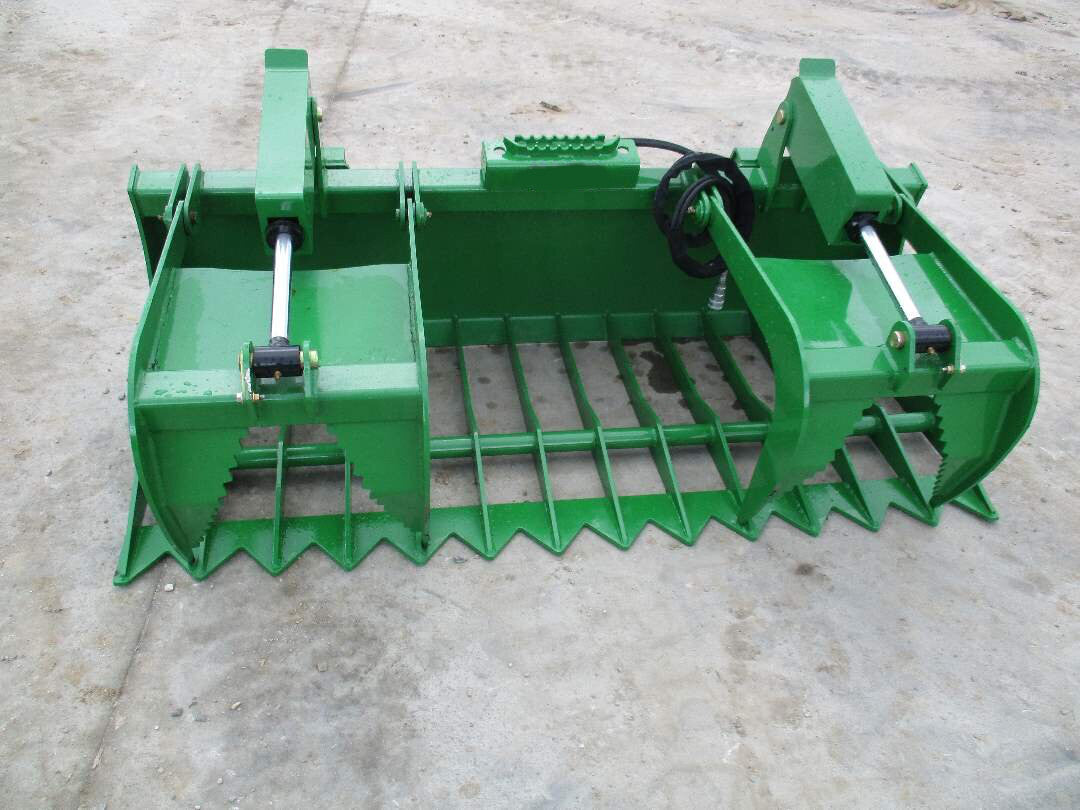 2024 New HD BA5 John Deere Rock/Root Grapple Bucket Twin Cylinder Attachment