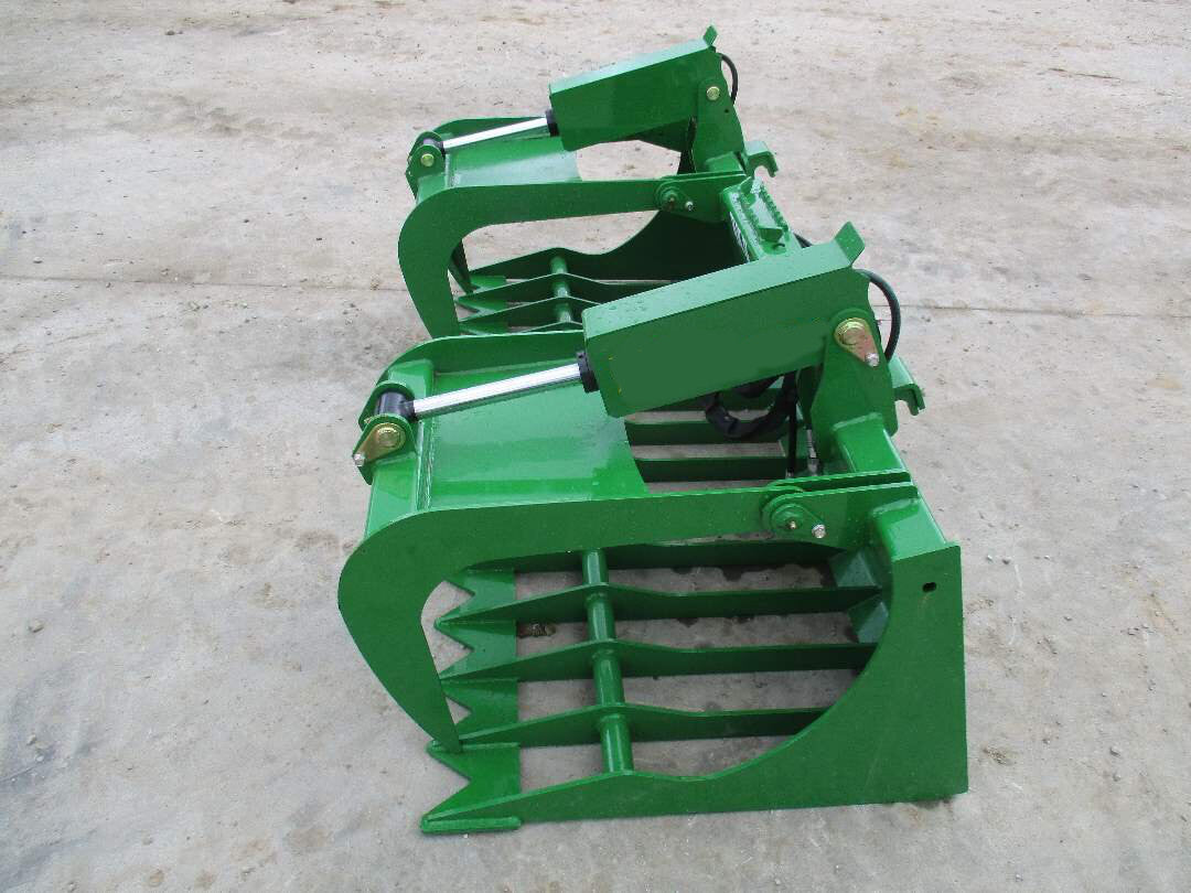 2024 New HD BA5 John Deere Rock/Root Grapple Bucket Twin Cylinder Attachment