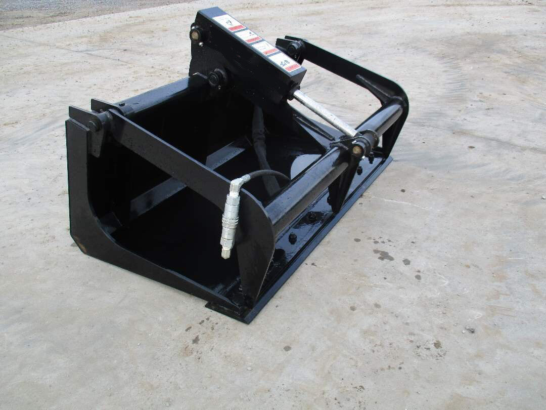 2024 New Mini Skid Steer Solid/Flat Bottom Root Grapple Attachment