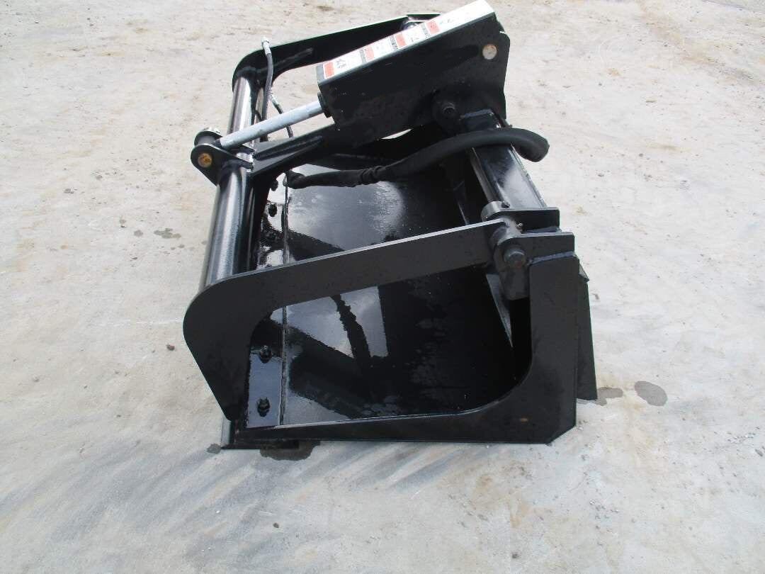 2024 New Mini Skid Steer Solid/Flat Bottom Root Grapple Attachment